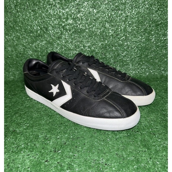 Converse Breakpoint Black White Leather Sneakers Men's Size 13 Women's Size 14.5 - Picture 2 of 9